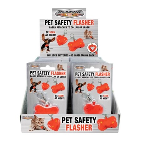 Blazing Ledz 900233 Pet Safety Flasher, 24PK 9264839